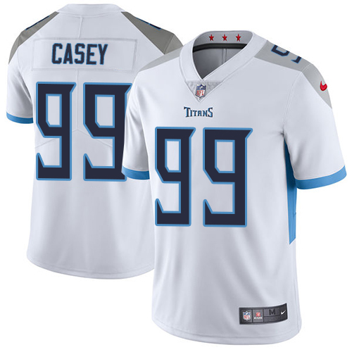 Nike Titans #99 Jurrell Casey White Men's Stitched NFL Vapor Untouchable Limited Jersey